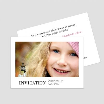 Des invitations d'anniversaire pour enfant qui donnent (déjà